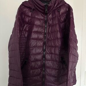Calvin Klein Deep Purple Puffer Jacket